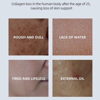 Glow Lily Collagen Mask - 2024 Glow Lily Bio-Collagen Real Deep Mask, Deep Collagen Anti-Wrinkle Lifting Face Mask, Bio-Collagen Mask Real Collagen for Elasticity,Firming,And Moisturizing (8Pcs)