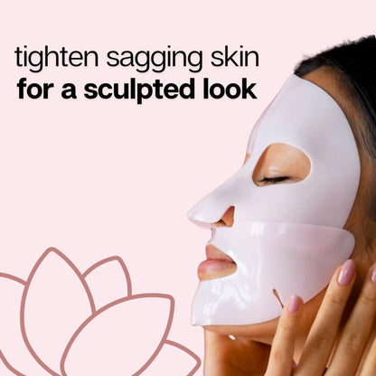 Glow Lily Collagen Mask - 2024 Glow Lily Bio-Collagen Real Deep Mask, Deep Collagen Anti-Wrinkle Lifting Face Mask, Bio-Collagen Mask Real Collagen for Elasticity,Firming,And Moisturizing (8Pcs)